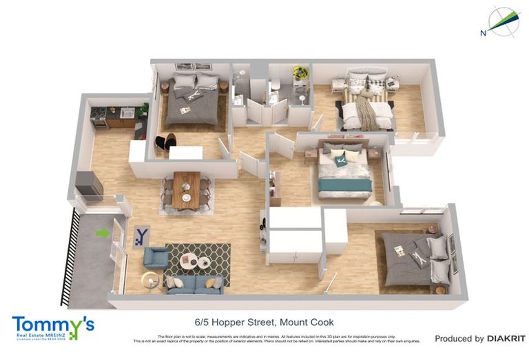 Photo of property in 6/5 Hopper Street, Mount Cook, Wellington, 6011