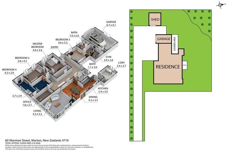 Photo of property in 60 Skerman Street, Marton, 4710