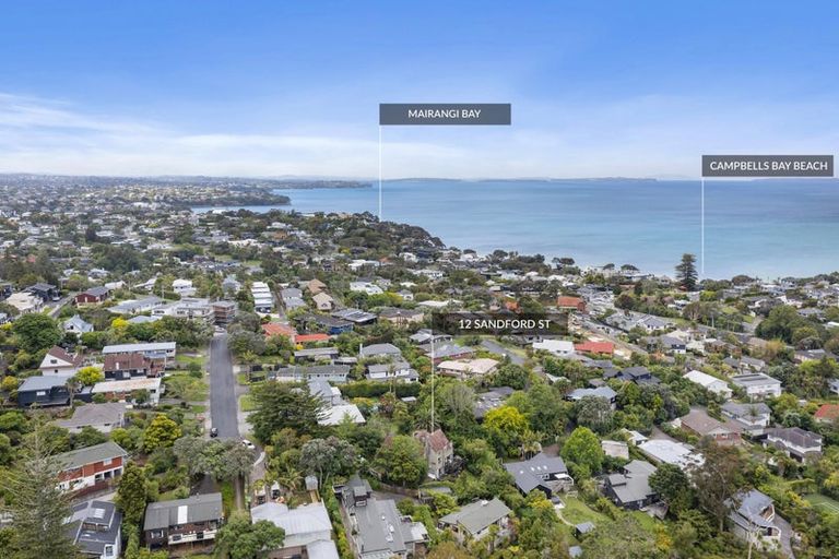 Photo of property in 12 Sandford Street, Campbells Bay, Auckland, 0630