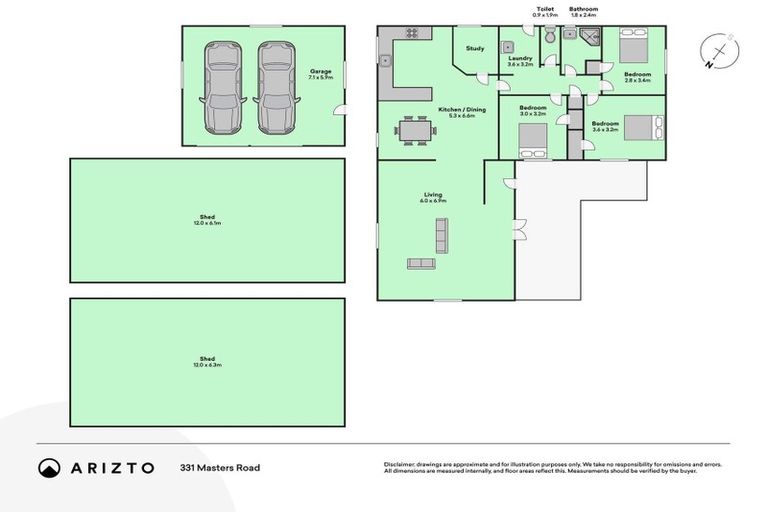 Photo of property in 331 Masters Road, Aka Aka, Waiuku, 2682