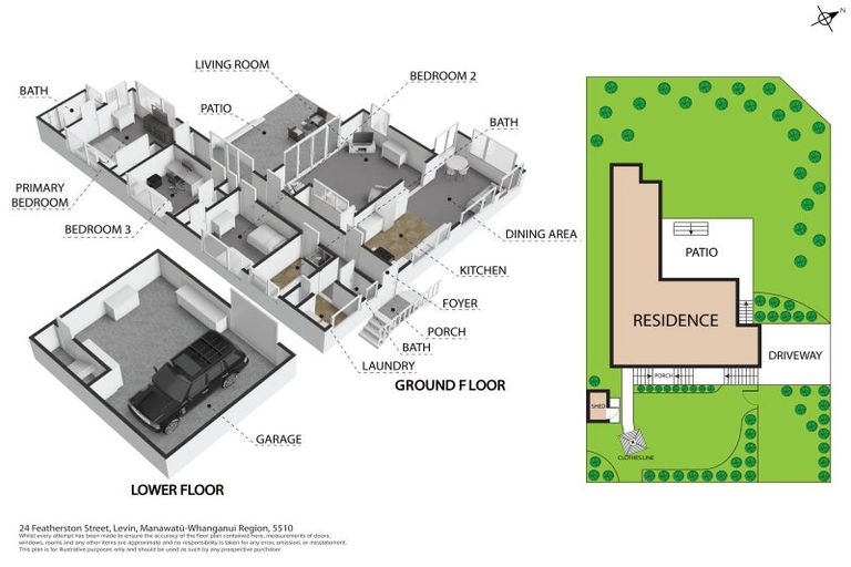 Photo of property in 24 Featherston Street, Levin, 5510