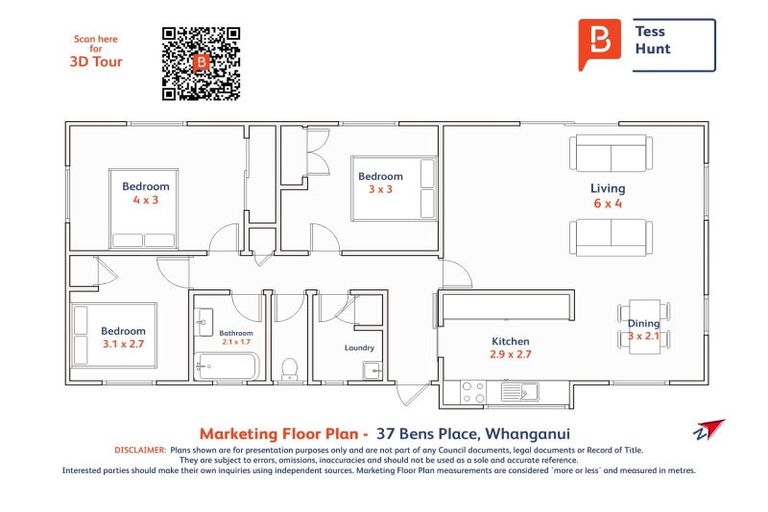Photo of property in 37 Bens Place, Springvale, Whanganui, 4501