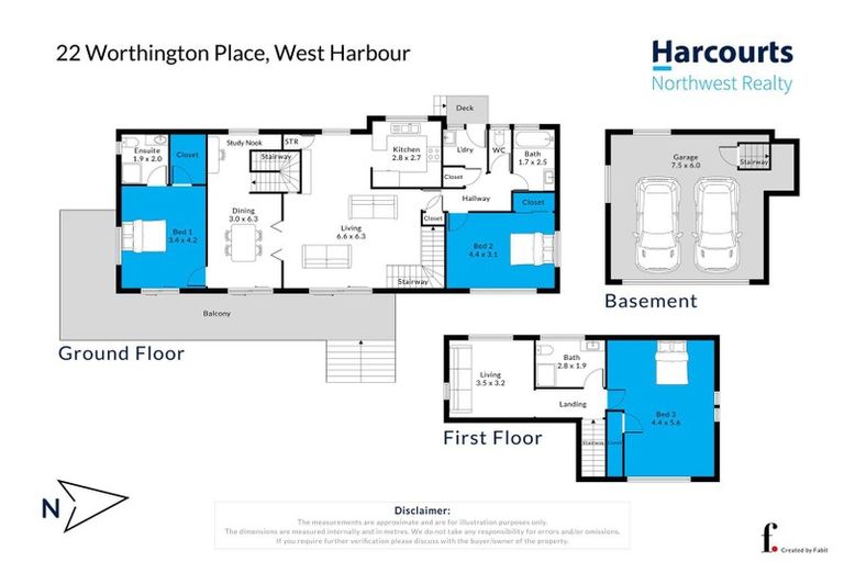 Photo of property in 22 Worthington Place, West Harbour, Auckland, 0618