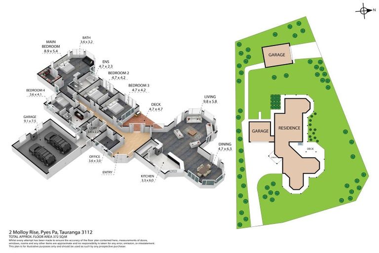 Photo of property in 2r Molloy Rise, Pyes Pa, Tauranga, 3112