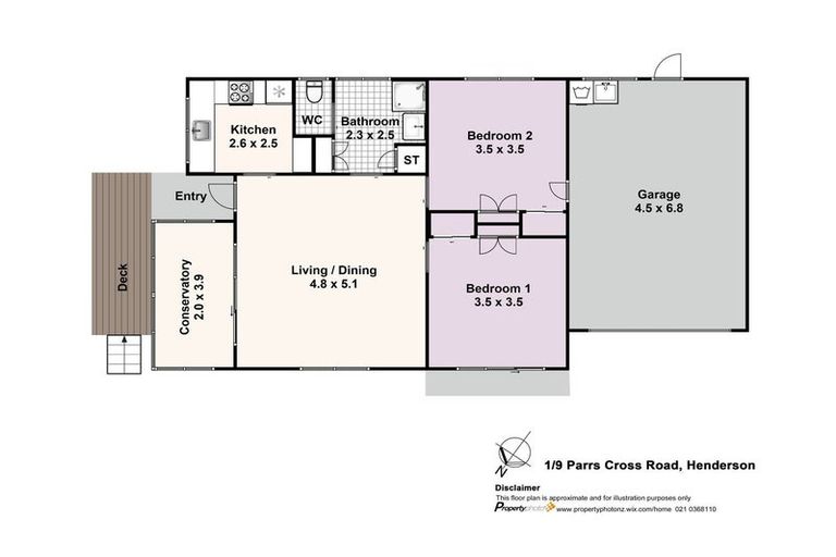 Photo of property in 1/9 Parrs Cross Road, Henderson, Auckland, 0612