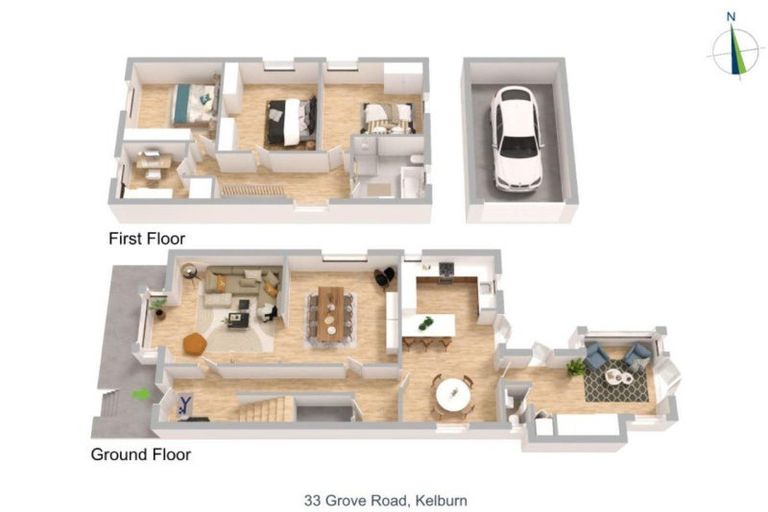 Photo of property in 33 Grove Road, Kelburn, Wellington, 6012