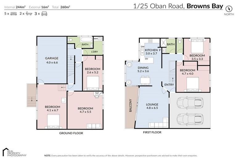 Photo of property in 1/25 Oban Road, Browns Bay, Auckland, 0630