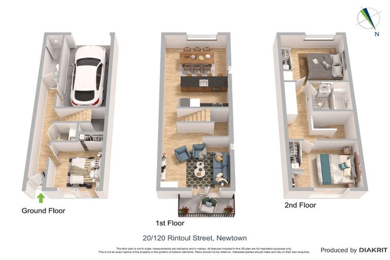 Photo of property in Altar Apartments, 20/120 Rintoul Street, Newtown, Wellington, 6021