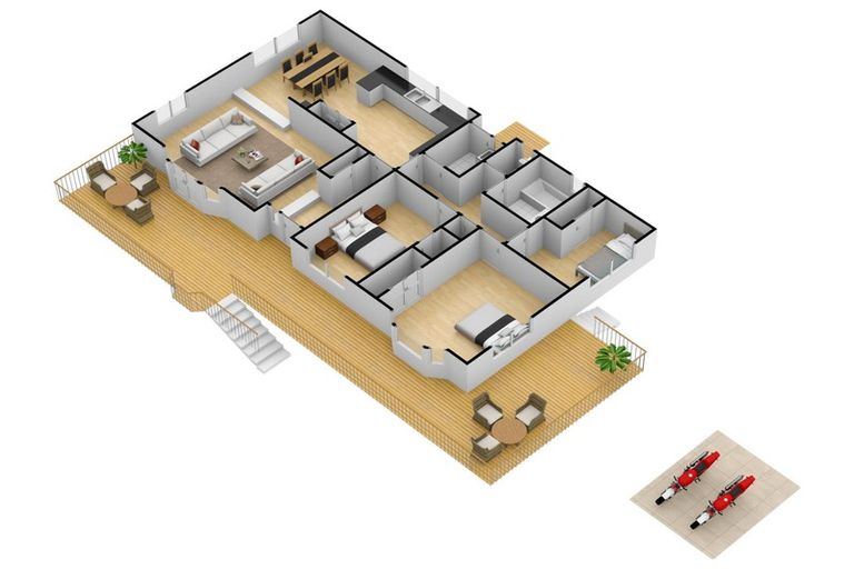 Photo of property in 13 Santiago Crescent, Unsworth Heights, Auckland, 0632