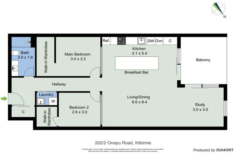 Photo of property in 202/2u Onepu Road, Kilbirnie, Wellington, 6022