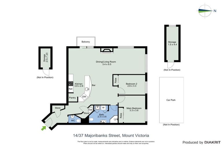 Photo of property in 14/37u Majoribanks Street, Mount Victoria, Wellington, 6011