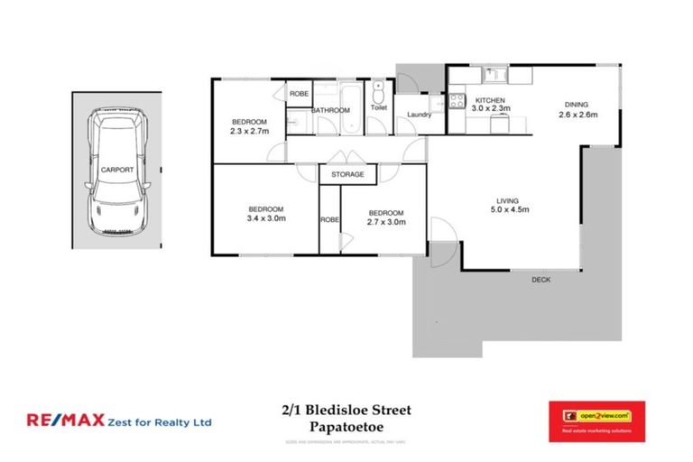 Photo of property in 2/1 Bledisloe Street, Papatoetoe, Auckland, 2104