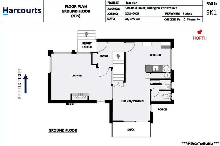 Photo of property in 5 Belfield Street, Dallington, Christchurch, 8061