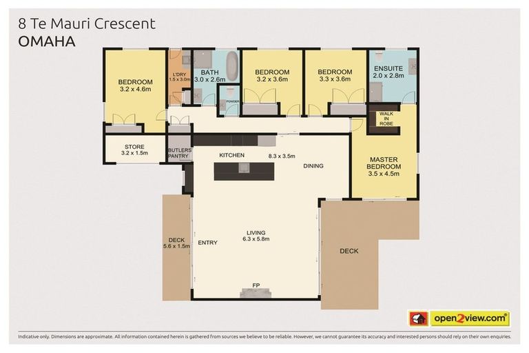 Photo of property in 8 Te Mauri Place, Omaha, 0986