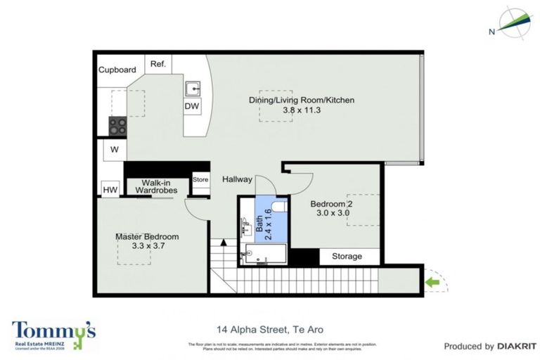 Photo of property in Courtenay Mews Apartments, 16/14u Alpha Street, Te Aro, Wellington, 6011