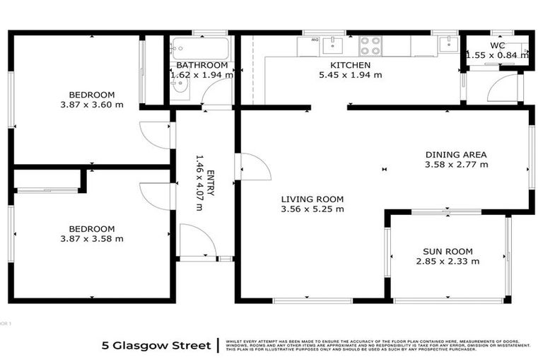 Photo of property in 5 Glasgow Street, Phillipstown, Christchurch, 8011