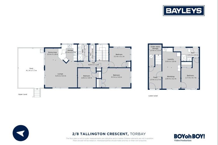 Photo of property in 2/8 Tallington Crescent, Torbay, Auckland, 0630