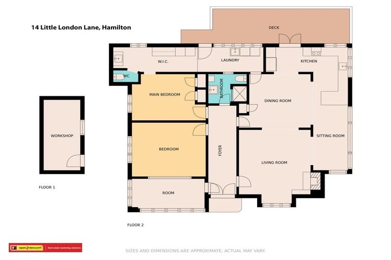 Photo of property in 14 Little London Lane, Hamilton Central, Hamilton, 3204