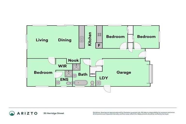 Photo of property in 35 Herridge Street, Woodend, 7691