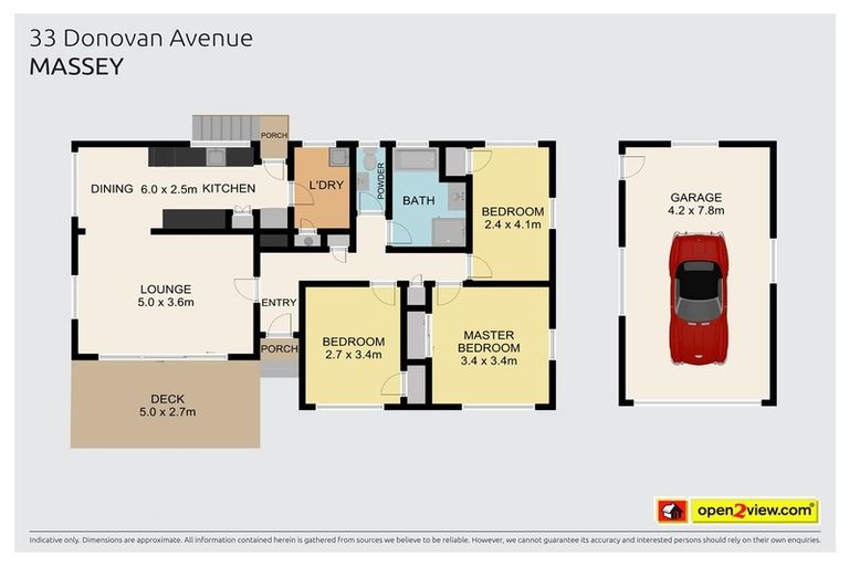 Photo of property in 33 Donovan Avenue, Massey, Auckland, 0614