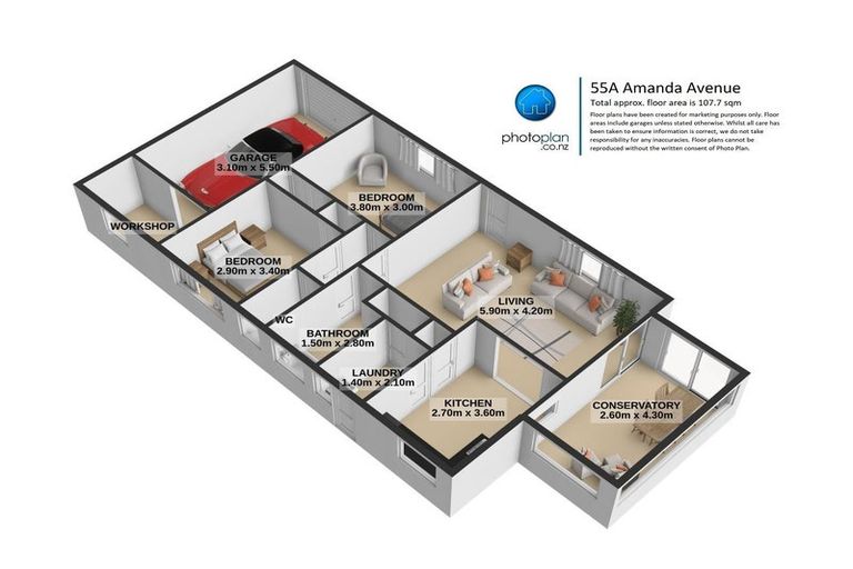 Photo of property in 55 Amanda Avenue, Dinsdale, Hamilton, 3204