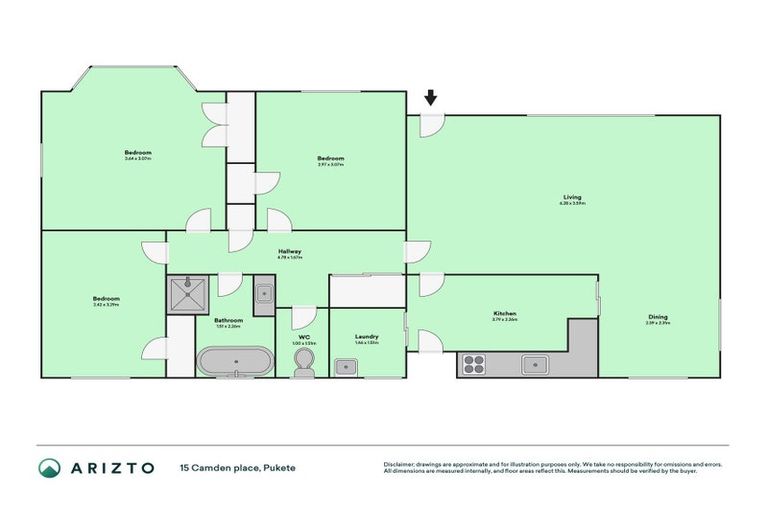 Photo of property in 15 Camden Place, Pukete, Hamilton, 3200