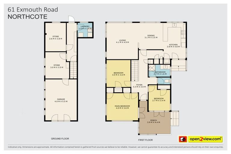 Photo of property in 61 Exmouth Road, Northcote, Auckland, 0627