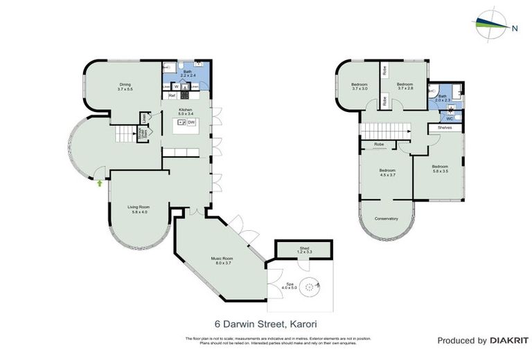 Photo of property in 6 Darwin Street, Karori, Wellington, 6012
