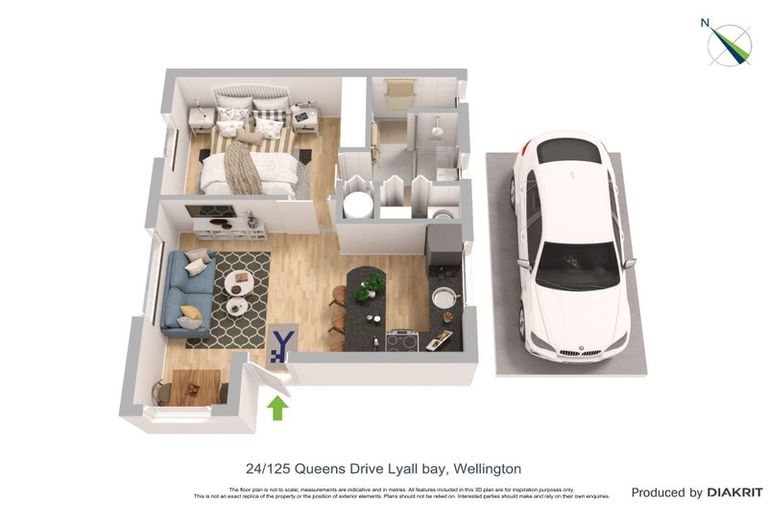 Photo of property in 24/125 Queens Drive, Lyall Bay, Wellington, 6022