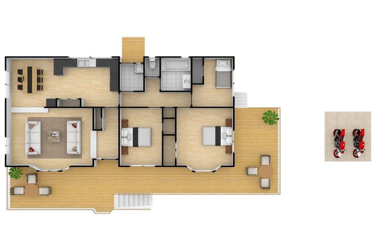 Photo of property in 13 Santiago Crescent, Unsworth Heights, Auckland, 0632