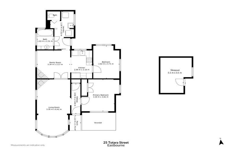 Photo of property in 25 Totara Street, Eastbourne, Lower Hutt, 5013