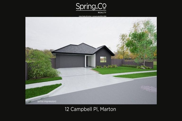 Photo of property in 12 Campbell Place, Marton, 4710
