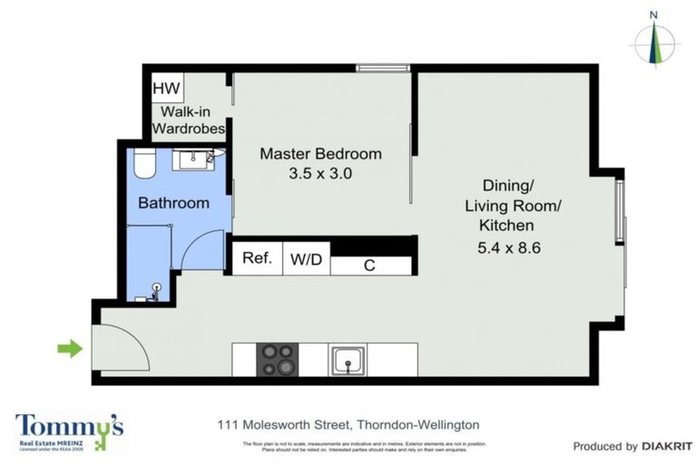 Photo of property in Frame Apartments, 502/111u Molesworth Street, Thorndon, Wellington, 6011