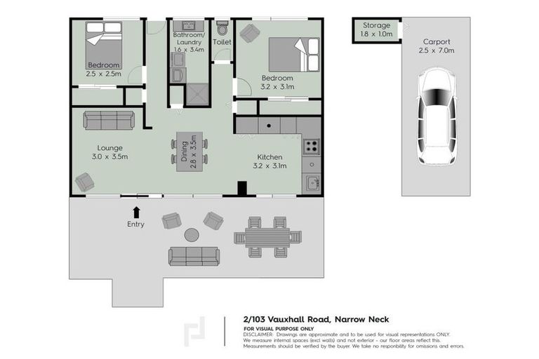 Photo of property in 2/103 Vauxhall Road, Narrow Neck, Auckland, 0624