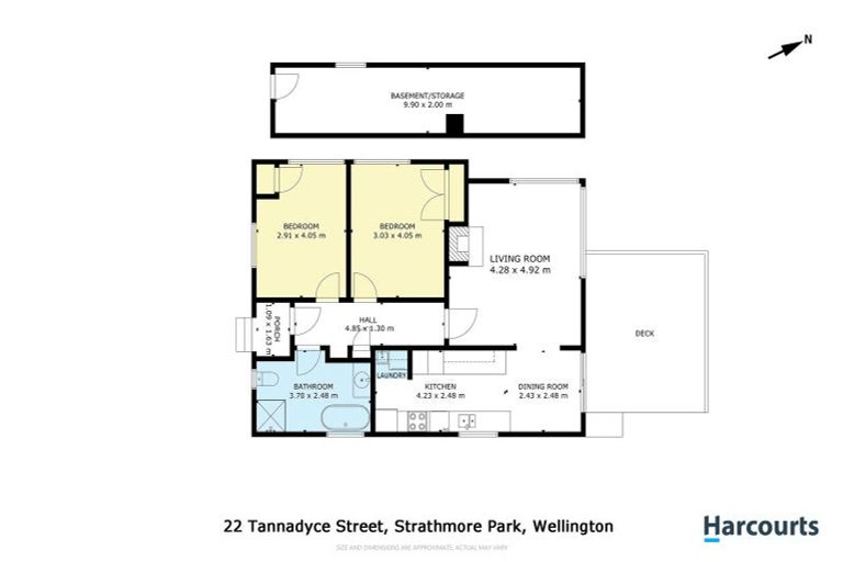 Photo of property in 22 Tannadyce Street, Strathmore Park, Wellington, 6022