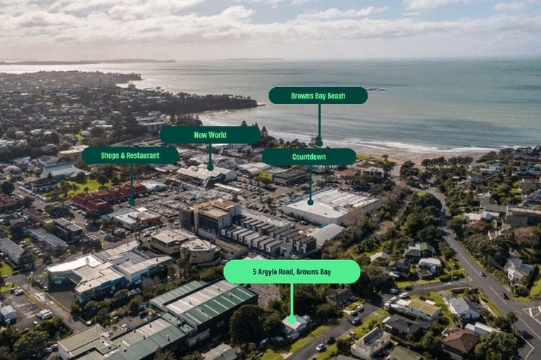 Photo of property in 5 Argyle Road, Browns Bay, Auckland, 0630