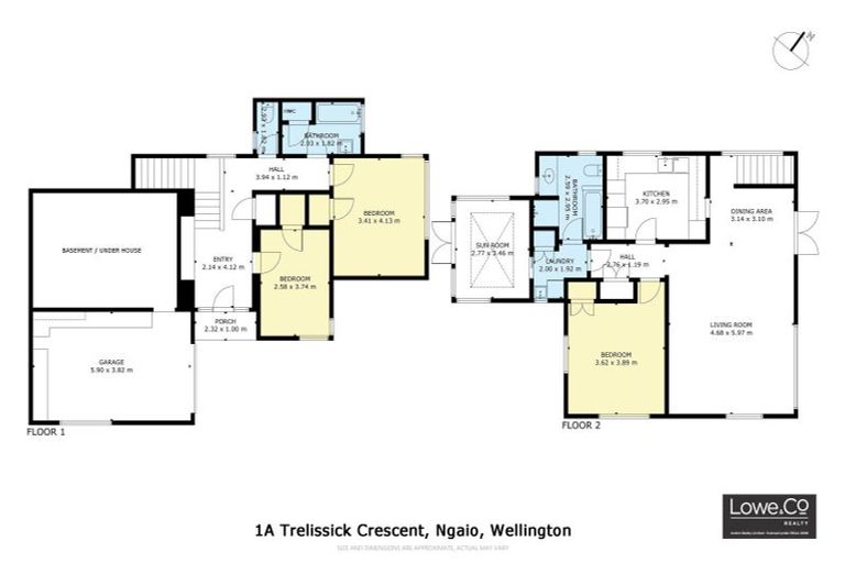 Photo of property in 1a Trelissick Crescent, Ngaio, Wellington, 6035
