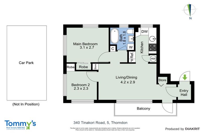 Photo of property in Windsor Court, 5/340 Tinakori Road, Thorndon, Wellington, 6011