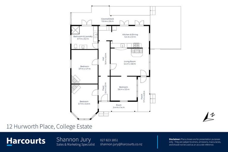 Photo of property in 12 Hurworth Place, College Estate, Whanganui, 4500