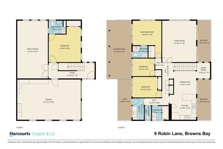 Photo of property in 9 Robin Lane, Browns Bay, Auckland, 0630