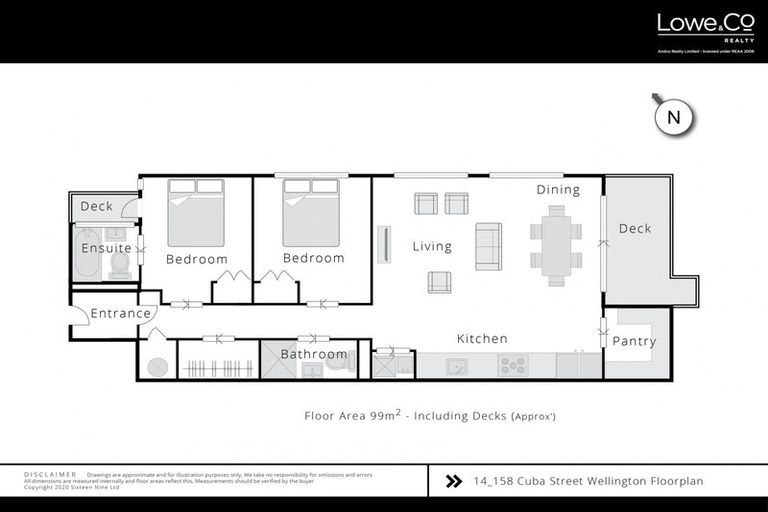 Photo of property in Cubana Apartments, 14/158u Cuba Street, Te Aro, Wellington, 6011