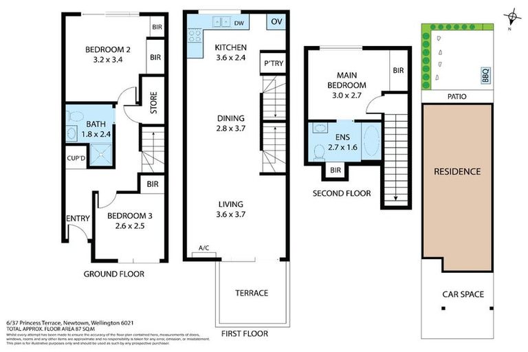 Photo of property in 31u6 Princess Terrace, Newtown, Wellington, 6021