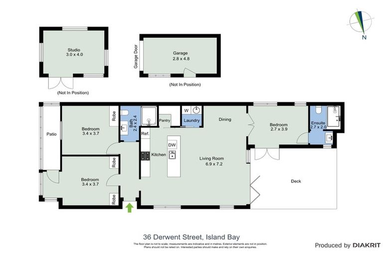 Photo of property in 36 Derwent Street, Island Bay, Wellington, 6023