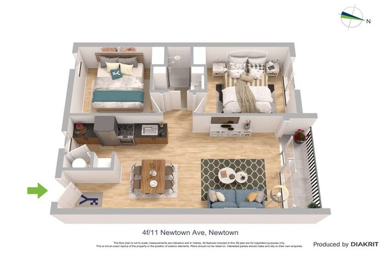 Photo of property in 4/11f Newtown Avenue, Newtown, Wellington, 6021