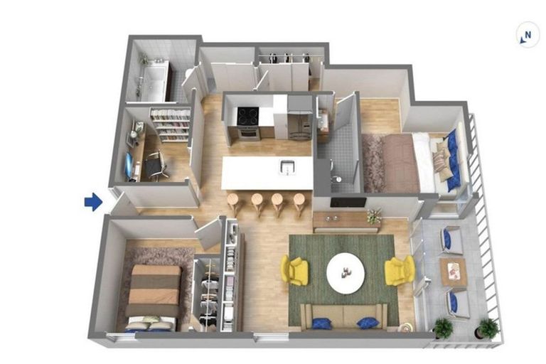 Photo of property in Tenor Apartments, 407/40 Library Lane, Albany, Auckland, 0632