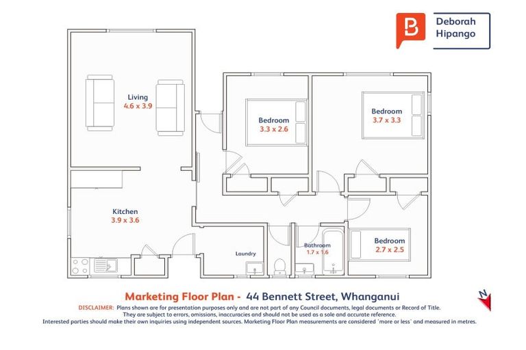 Photo of property in 44 Bennett Street, Gonville, Whanganui, 4501