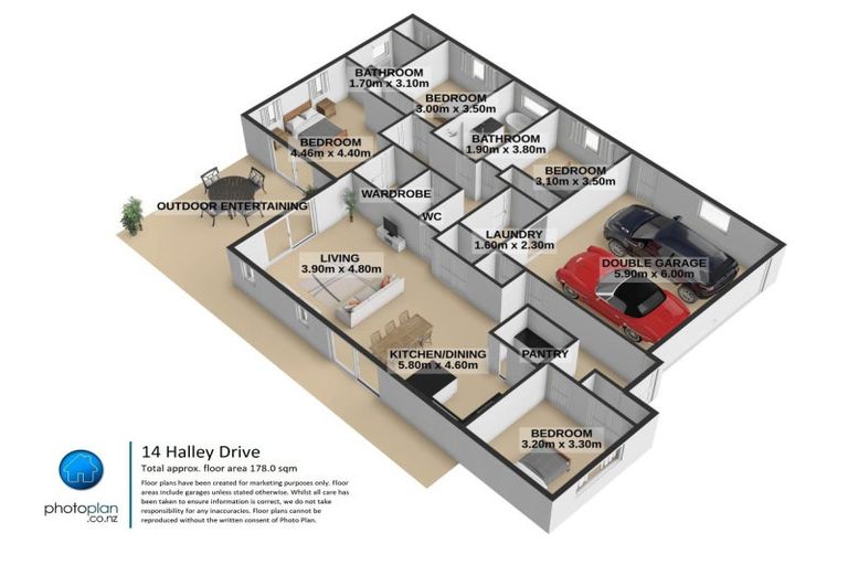 Photo of property in 14 Halley Drive, Chartwell, 3210