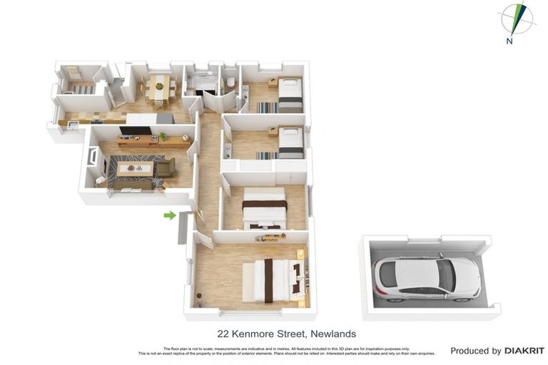 Photo of property in 22 Kenmore Street, Newlands, Wellington, 6037