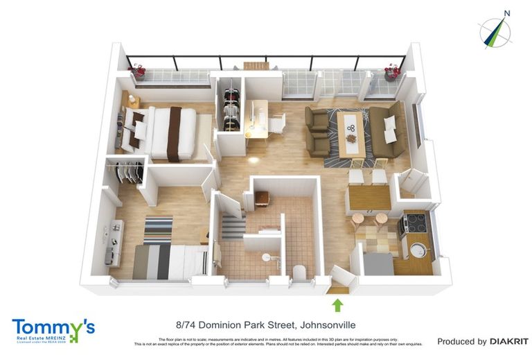 Photo of property in 74u8 Dominion Park Street, Johnsonville, Wellington, 6037