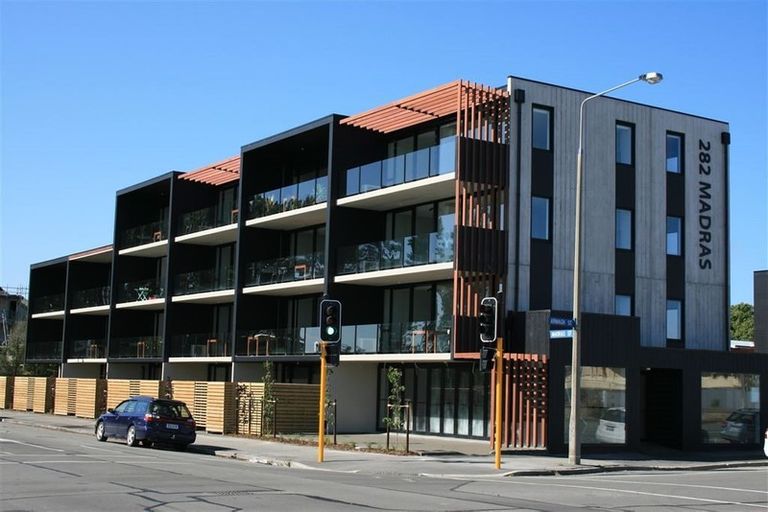 Photo of property in Leicester Executive Apartments, 108/282 Madras Street, Christchurch Central, Christchurch, 8011